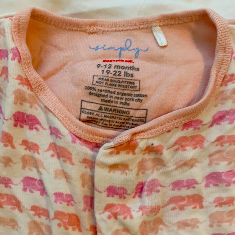 Magnetic me 9-12 month pajamas